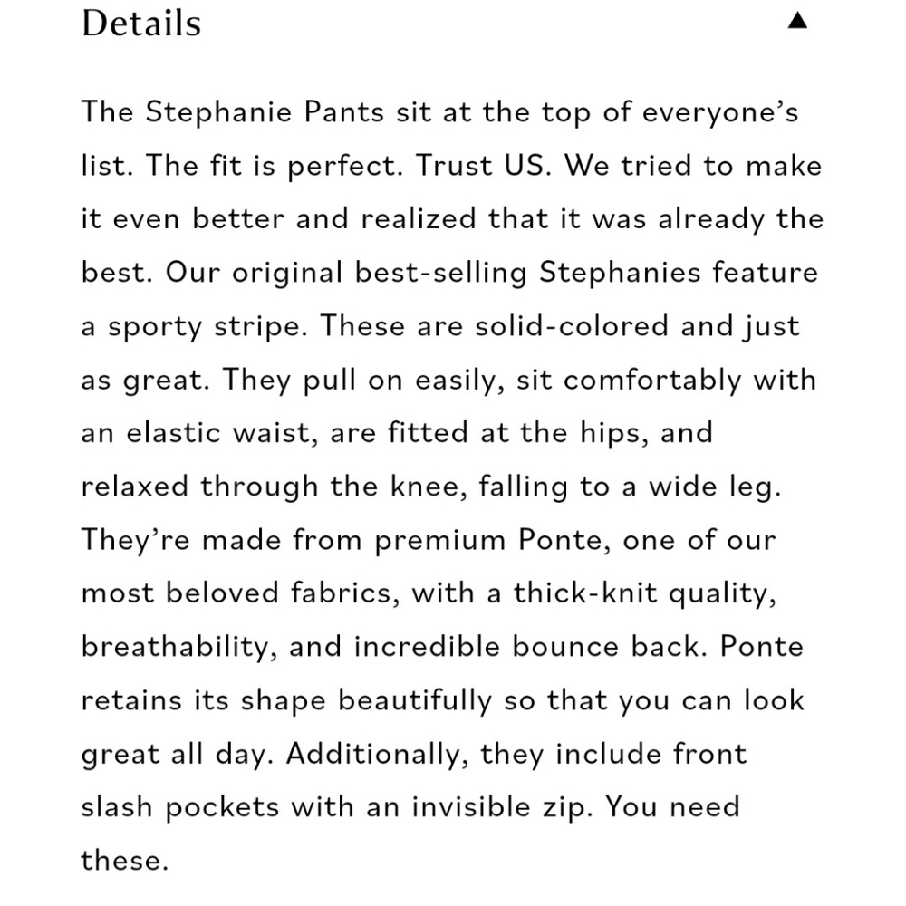 Universal Standard Stephanie Wide Leg Pull-On Ponte Pants Taupe Cocoa Brulee M - Picture 2 of 9